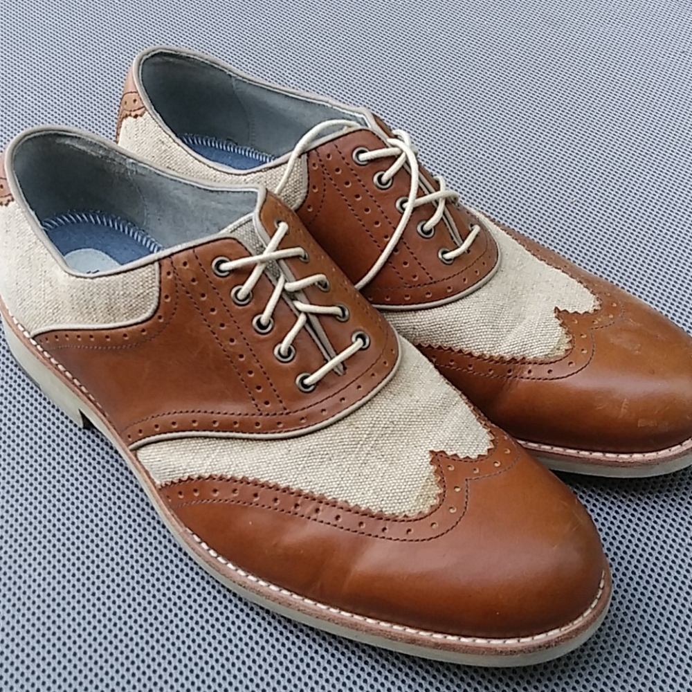 Johnston & Murphy Sheepskin Wingtip 11.5 Men's